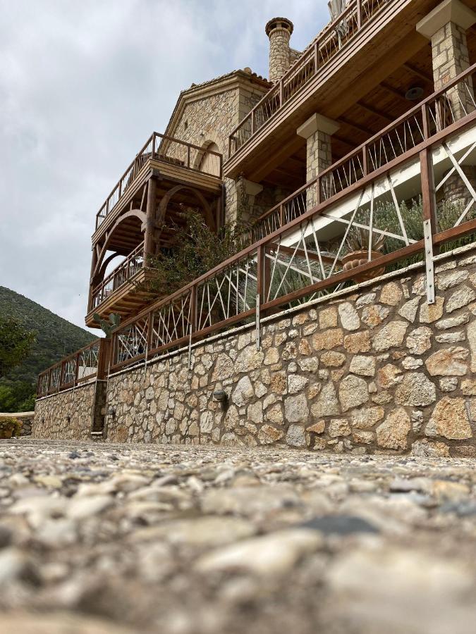 Two-Storey Mansion At The Sea Arkadiko Chorio Bagian luar foto