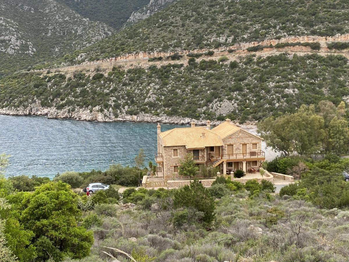 Two-Storey Mansion At The Sea Arkadiko Chorio Bagian luar foto