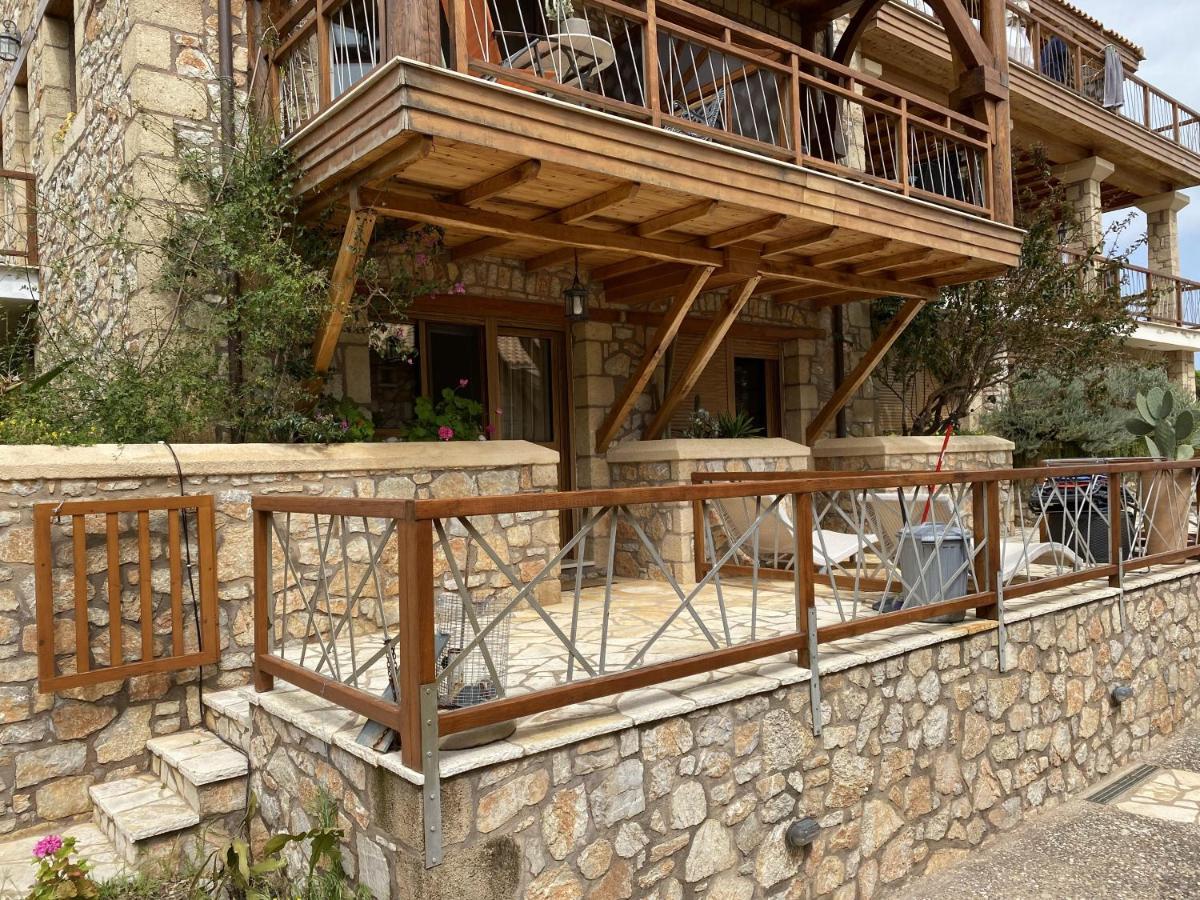 Two-Storey Mansion At The Sea Arkadiko Chorio Bagian luar foto